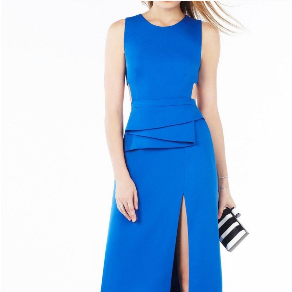 Kiara Sleeveless Peplum Gown